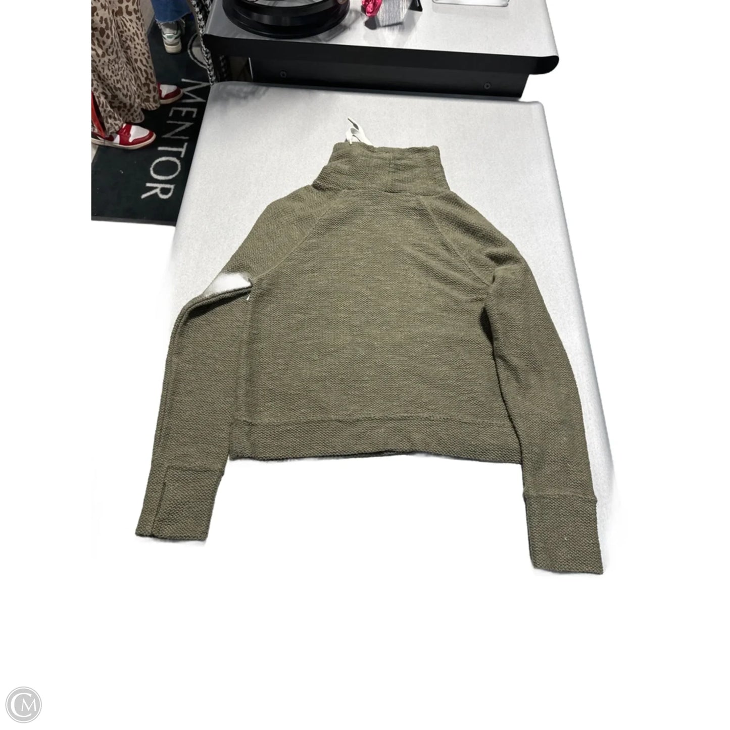 Sweatshirt Collar By Offline By Aerie In Green, Size: S