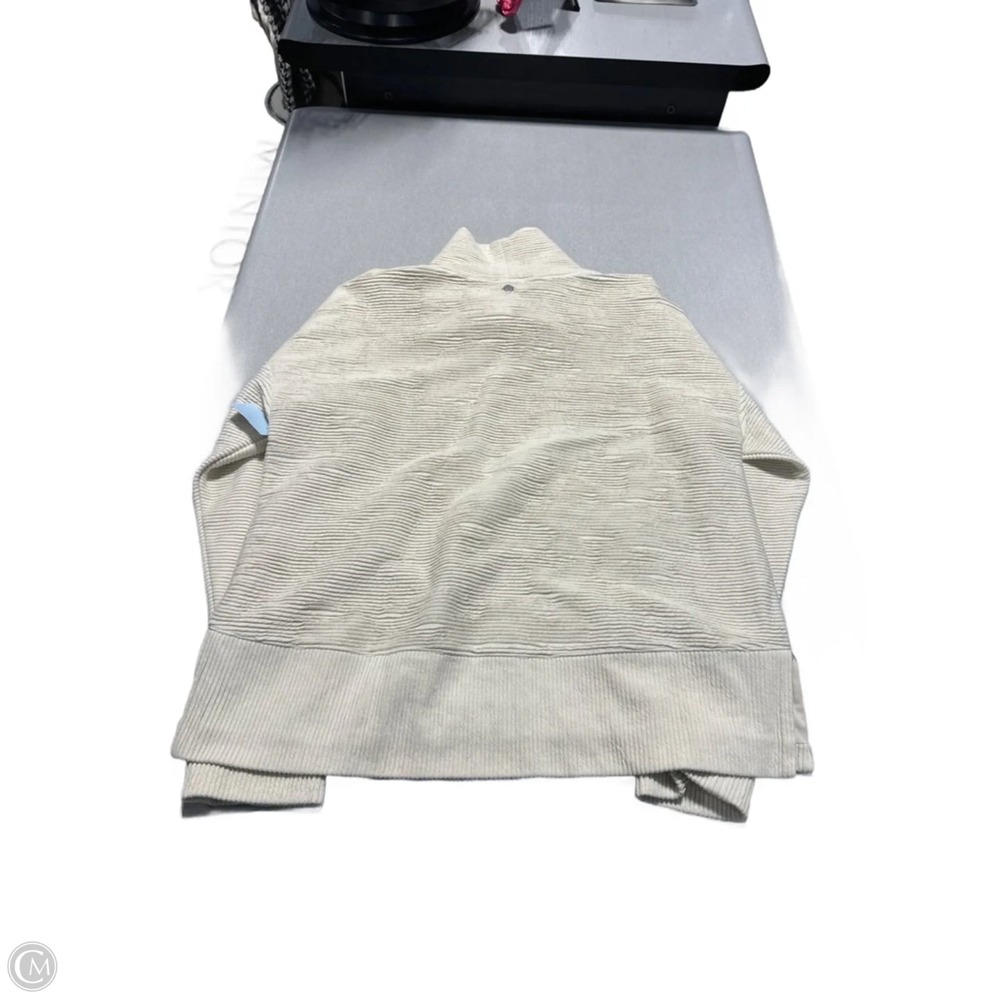 Sweatshirt Collar By Calia In Cream, Size: L