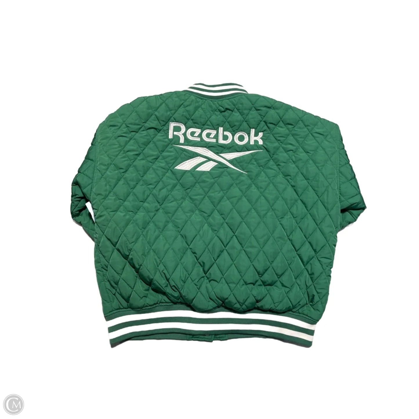 Jacket Puffer & Quilted By Forever 21 In Green, Size: L