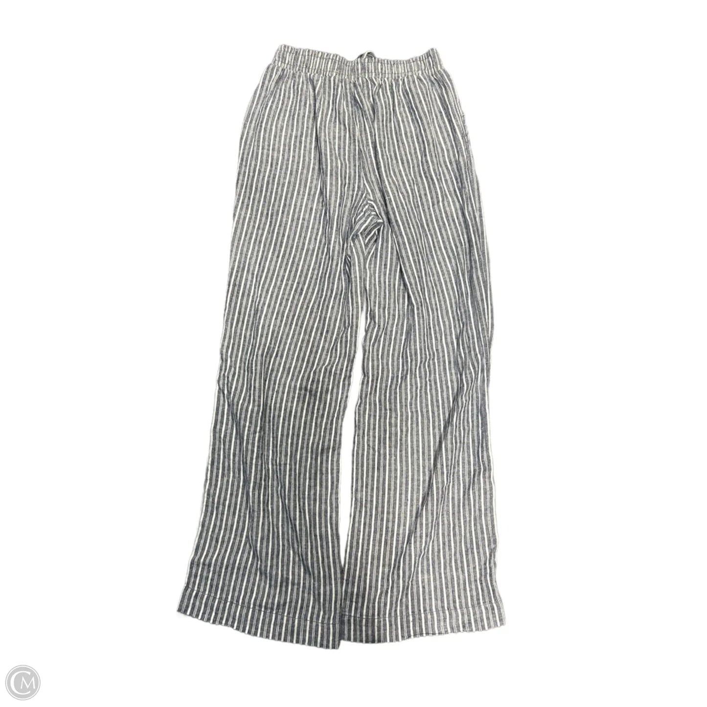 Pants Linen By Briggs In Striped Pattern, Size: S