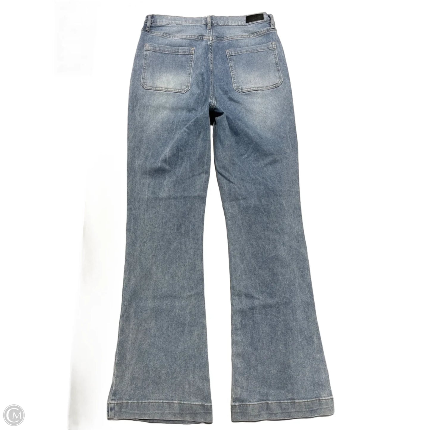 Jeans Flared By Nicole Miller In Blue Denim, Size: 10