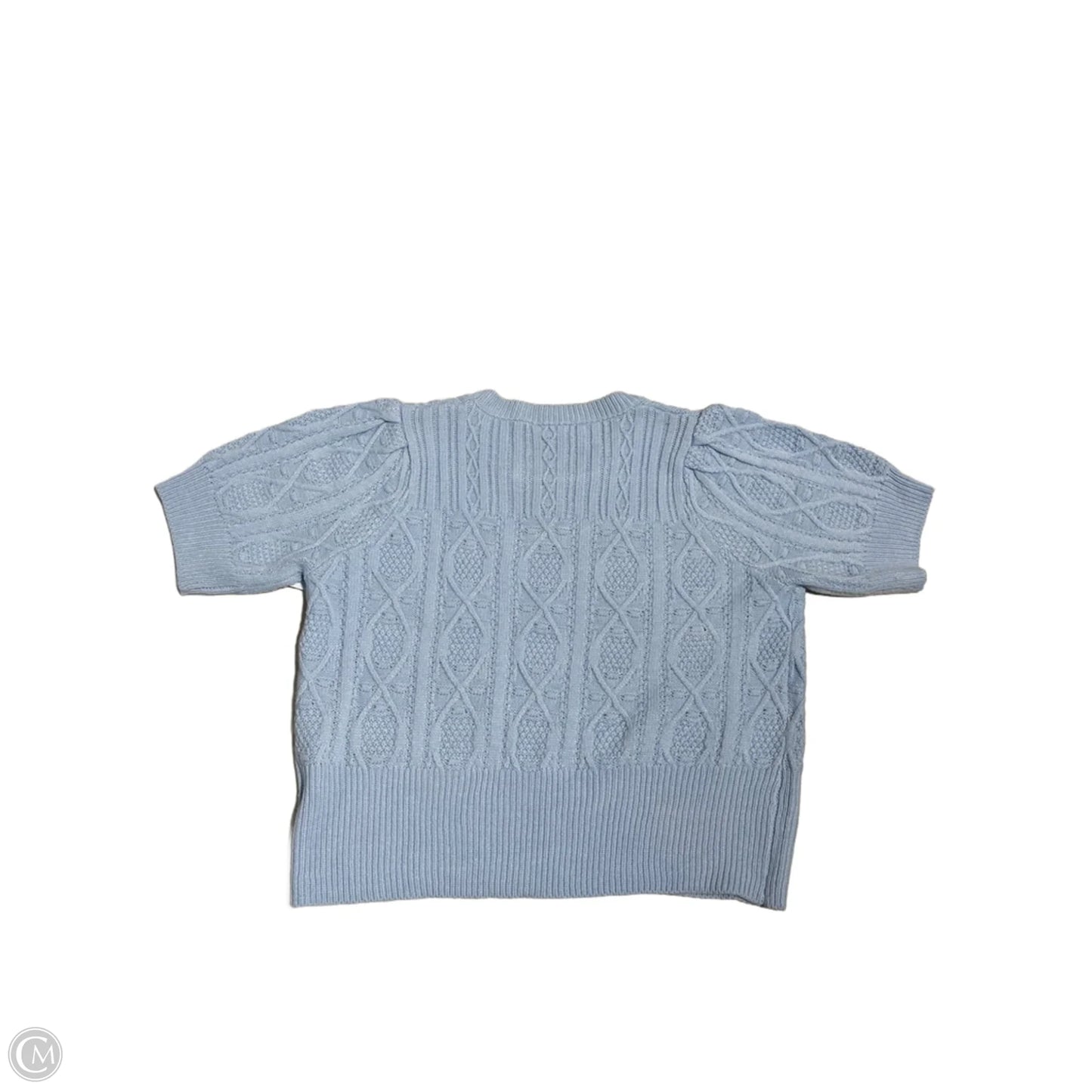Sweater Short Sleeve By Jodifl In Blue, Size: L