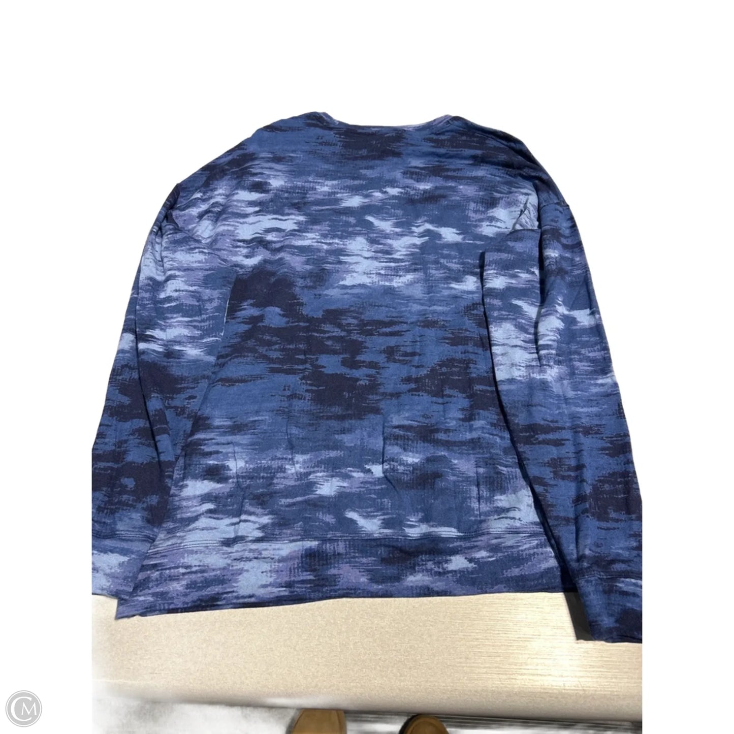 Top Long Sleeve By Athleta In Tie Dye Print, Size: Xs