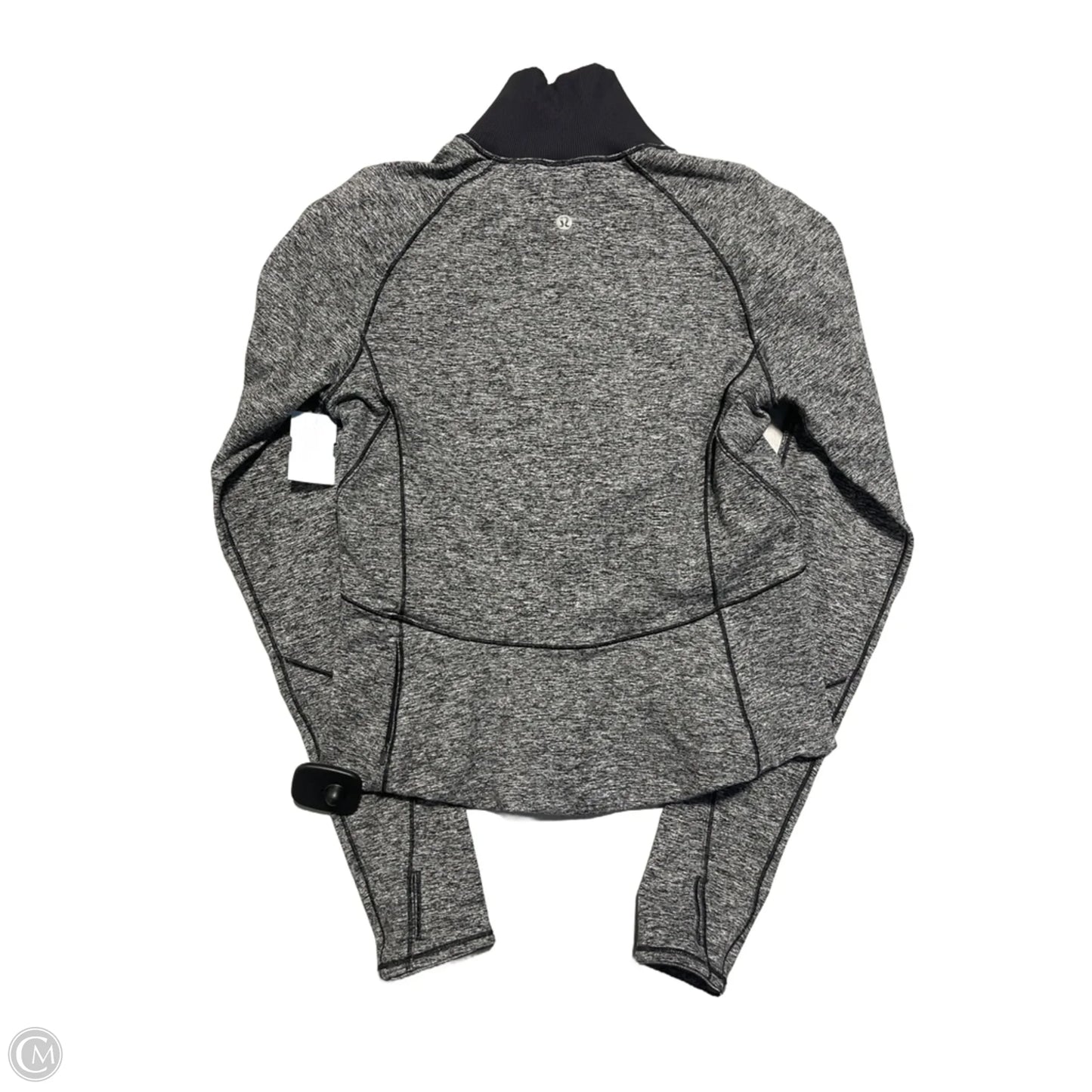 Athletic Top Long Sleeve Crewneck By Lululemon In Grey, Size: 6