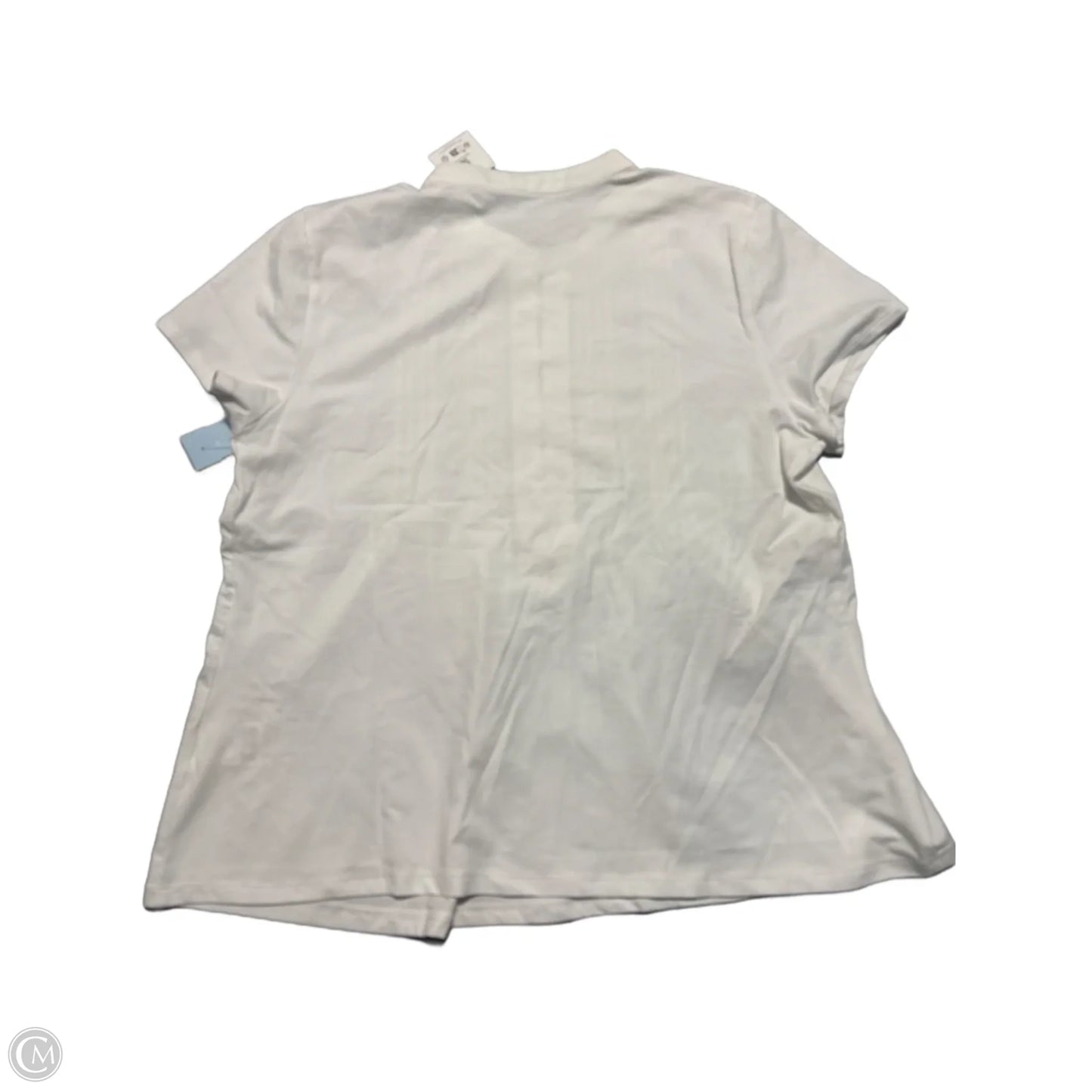Top Short Sleeve Basic By Lands End In White, Size: M