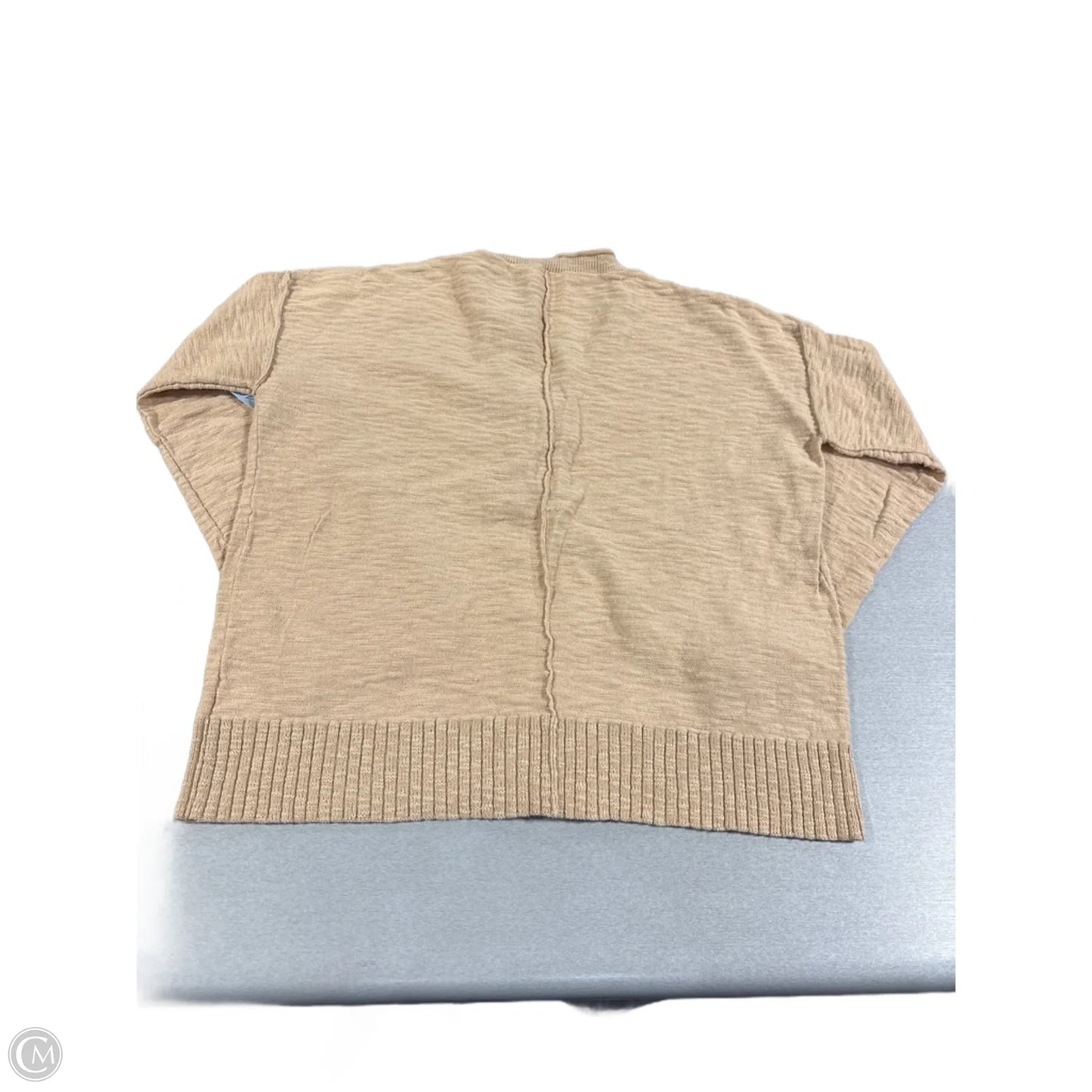 Top Long Sleeve By Sew In Love In Tan, Size: S