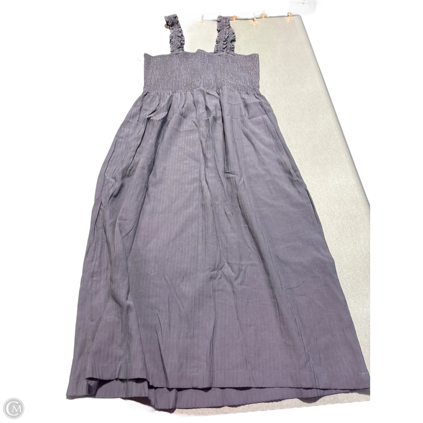 Dress Casual Midi By Cmf In Grey, Size: M