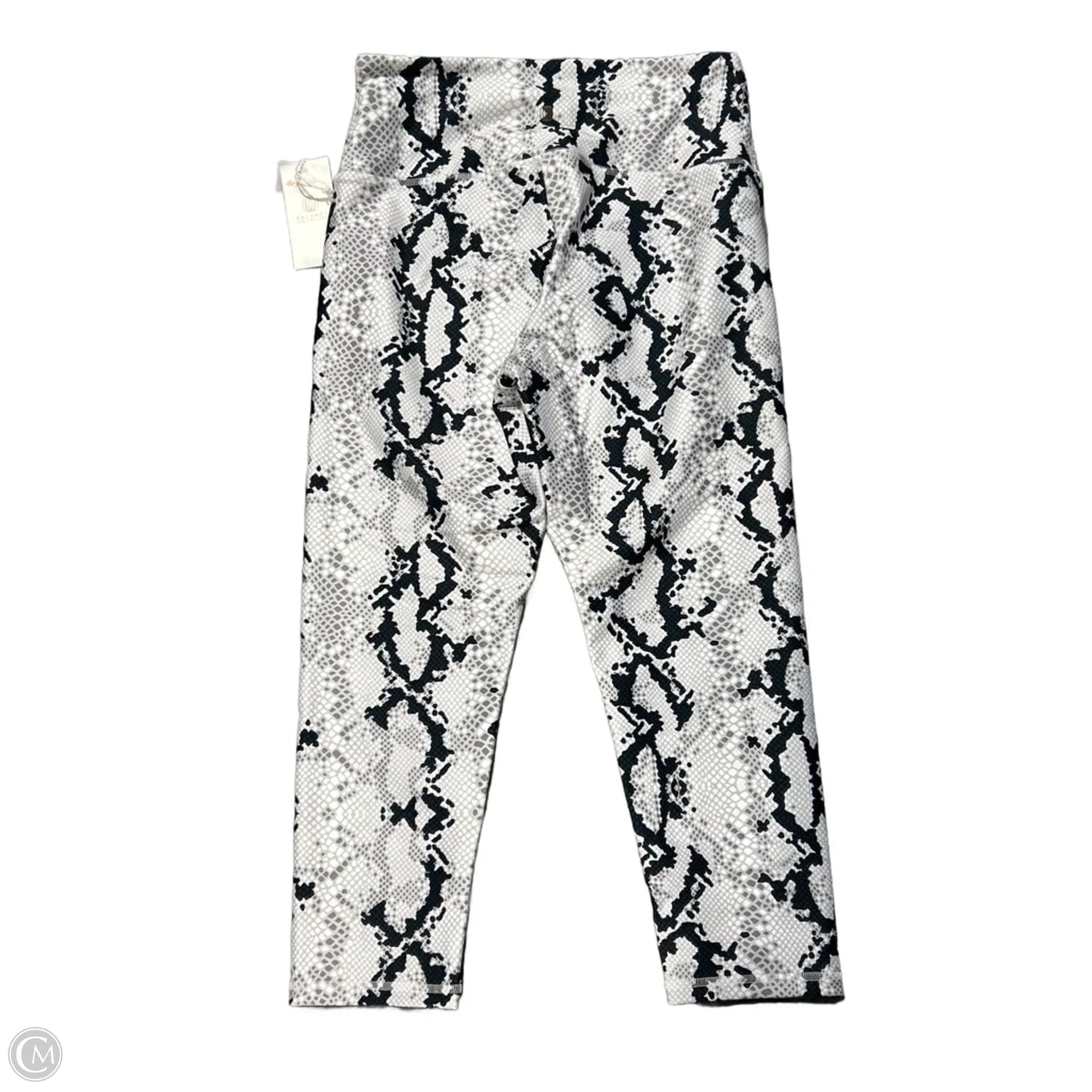 Athletic Leggings By Balance Collection In Snakeskin Print, Size: L