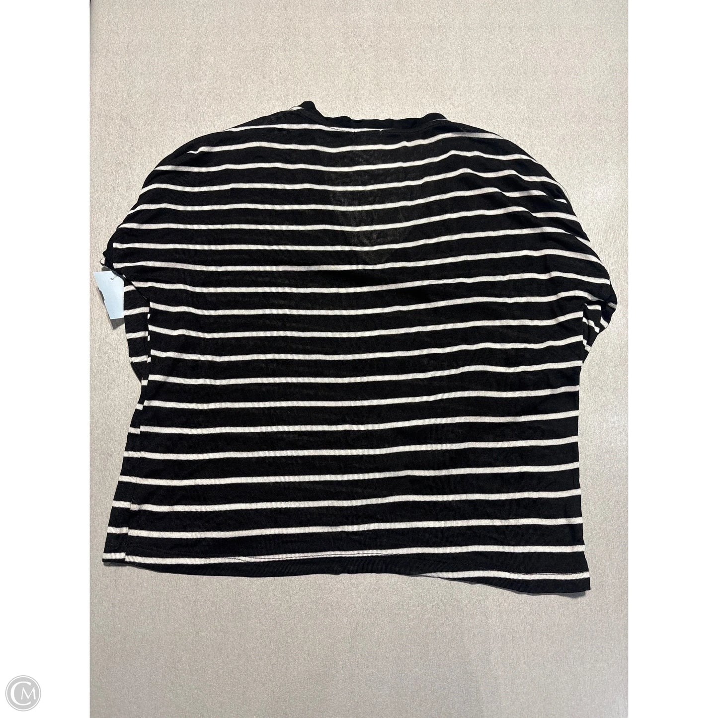 Top Long Sleeve By Heart & Hips In Striped Pattern, Size: S