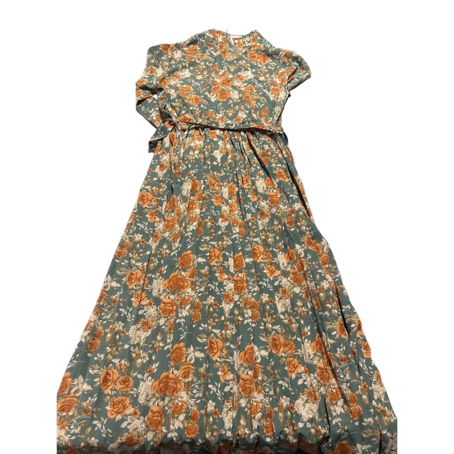 Dress Casual Short By Cme In Floral Print, Size: Xl