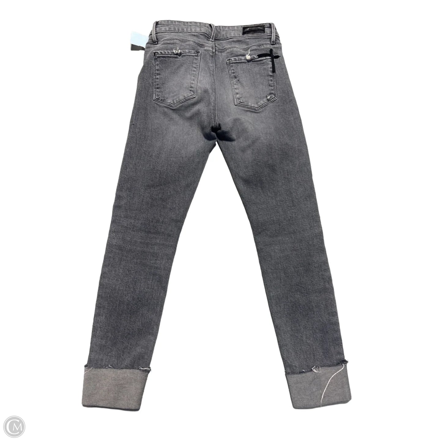 Jeans Cropped By Cmb In Grey Denim, Size: 2