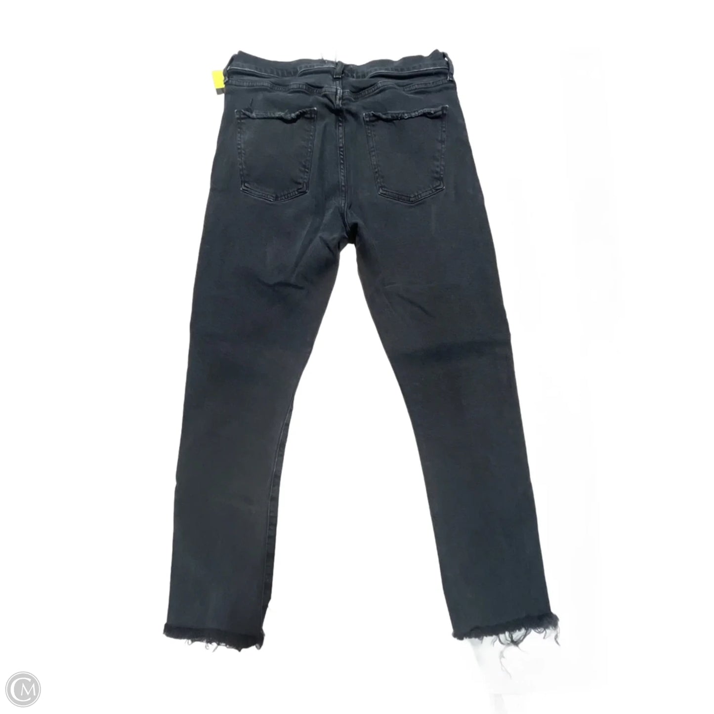 Jeans Skinny By Agolde In Black Denim, Size: 6