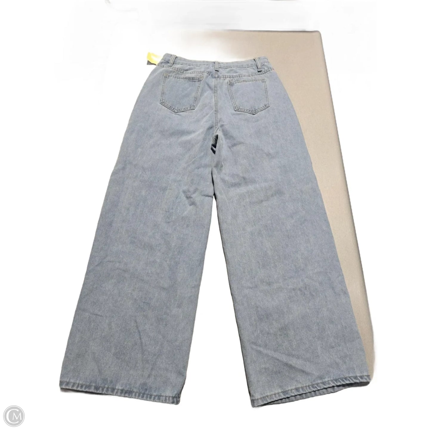 Jeans Wide Leg By Shein In Blue Denim, Size: 6