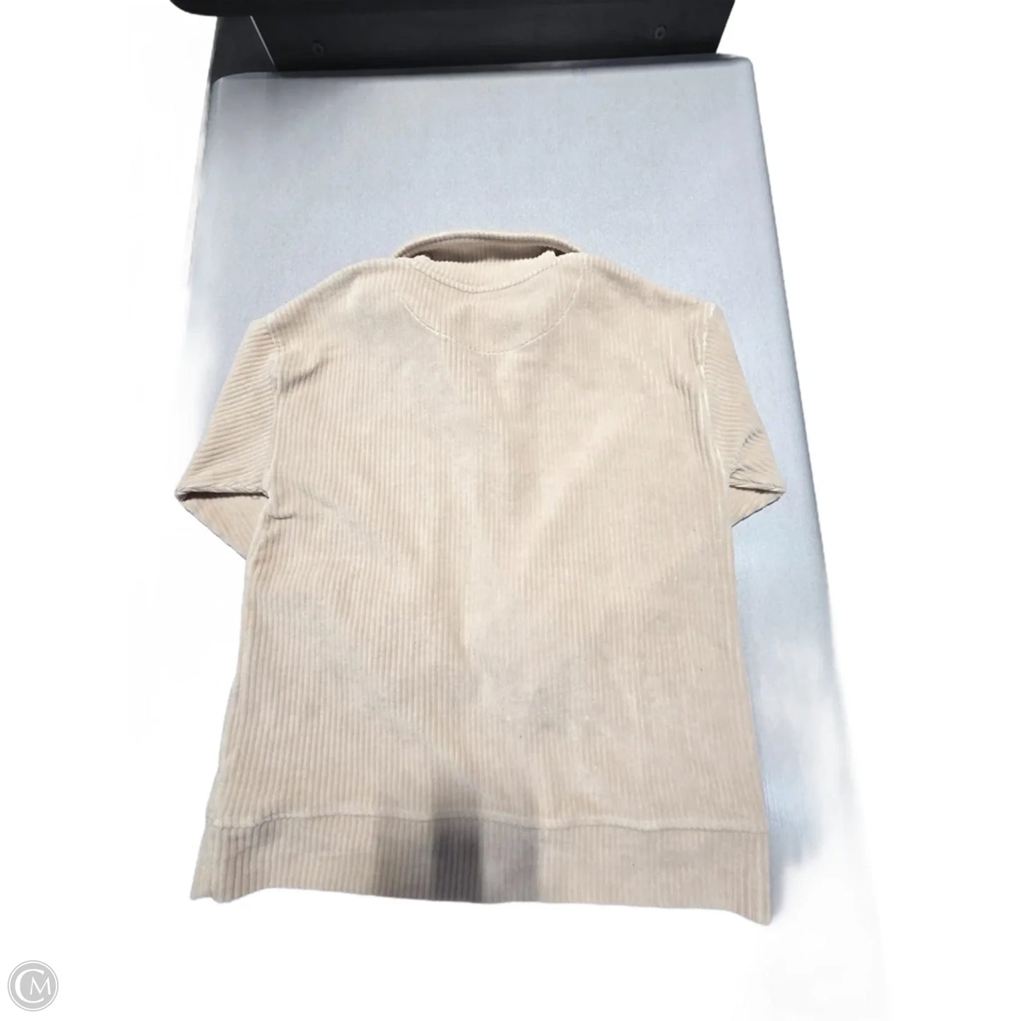 Top Long Sleeve By Mono B In Tan, Size: S