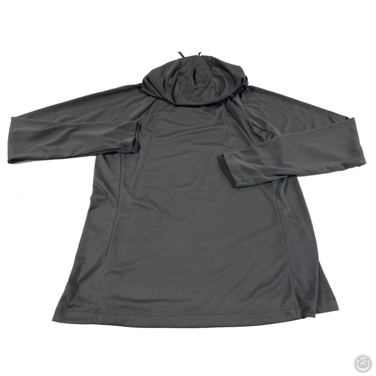 Athletic Top Long Sleeve Hoodie By Under Armour In Black, Size: M