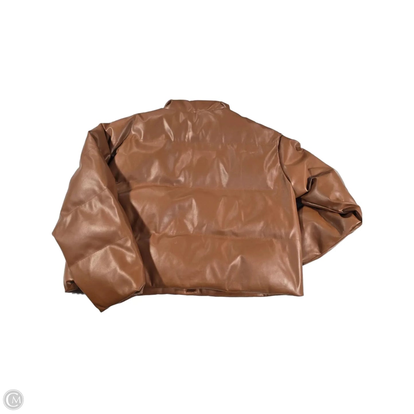Coat Puffer & Quilted By A New Day In Brown, Size: Xl