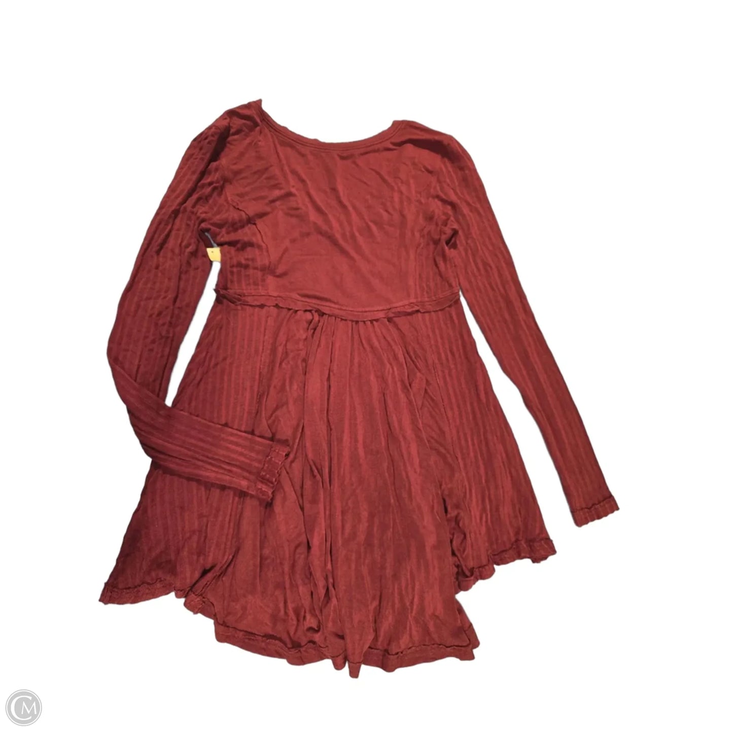 Top Long Sleeve By Free People In Red, Size: S