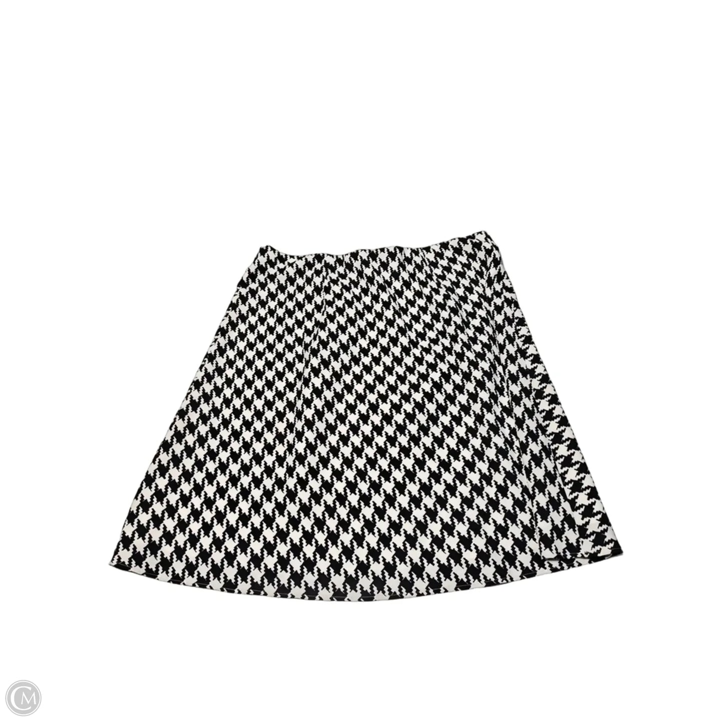 Skirt Mini & Short By Ann Taylor In Black & White, Size: Lp