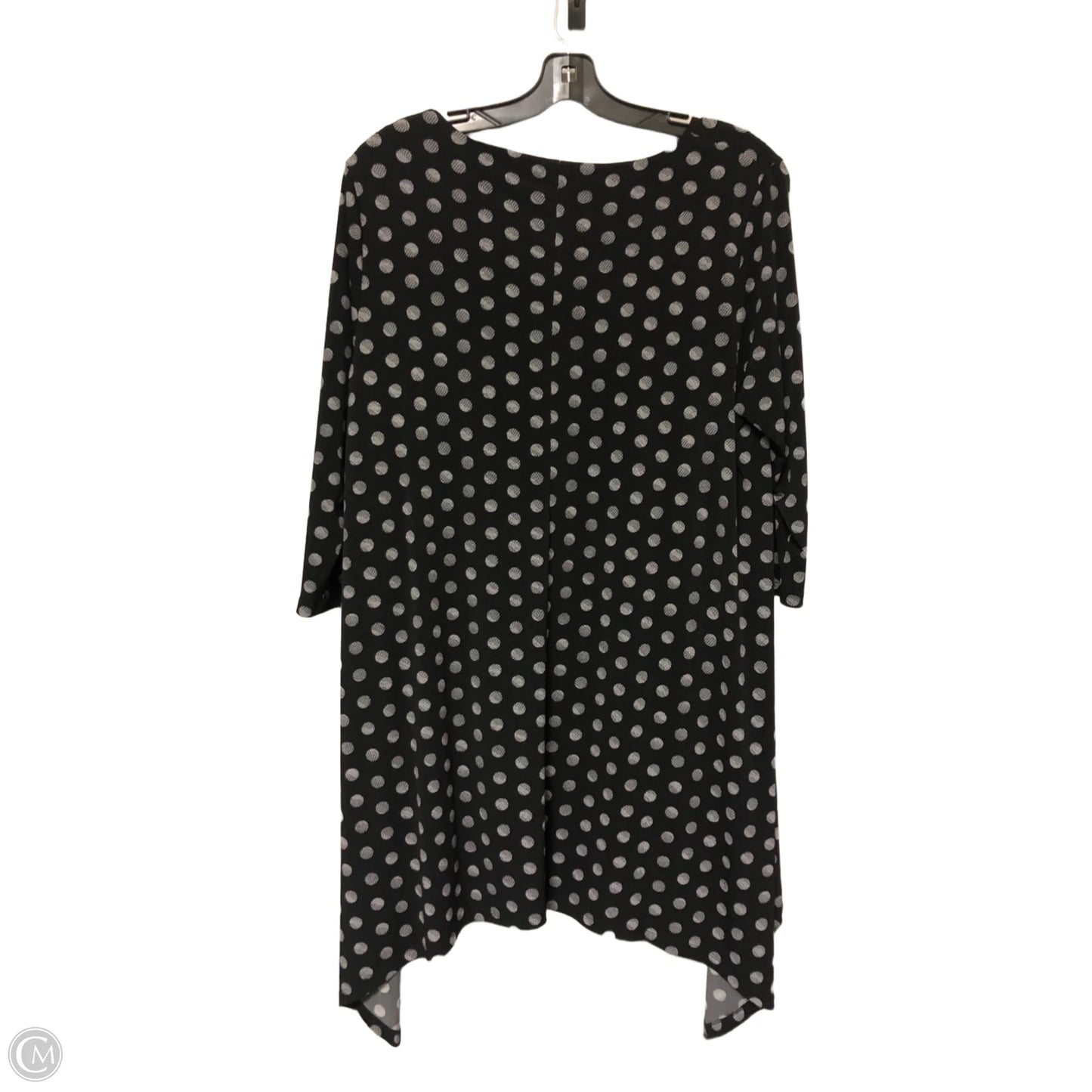 Tunic Long Sleeve By Chicos In Black, Size: Xl