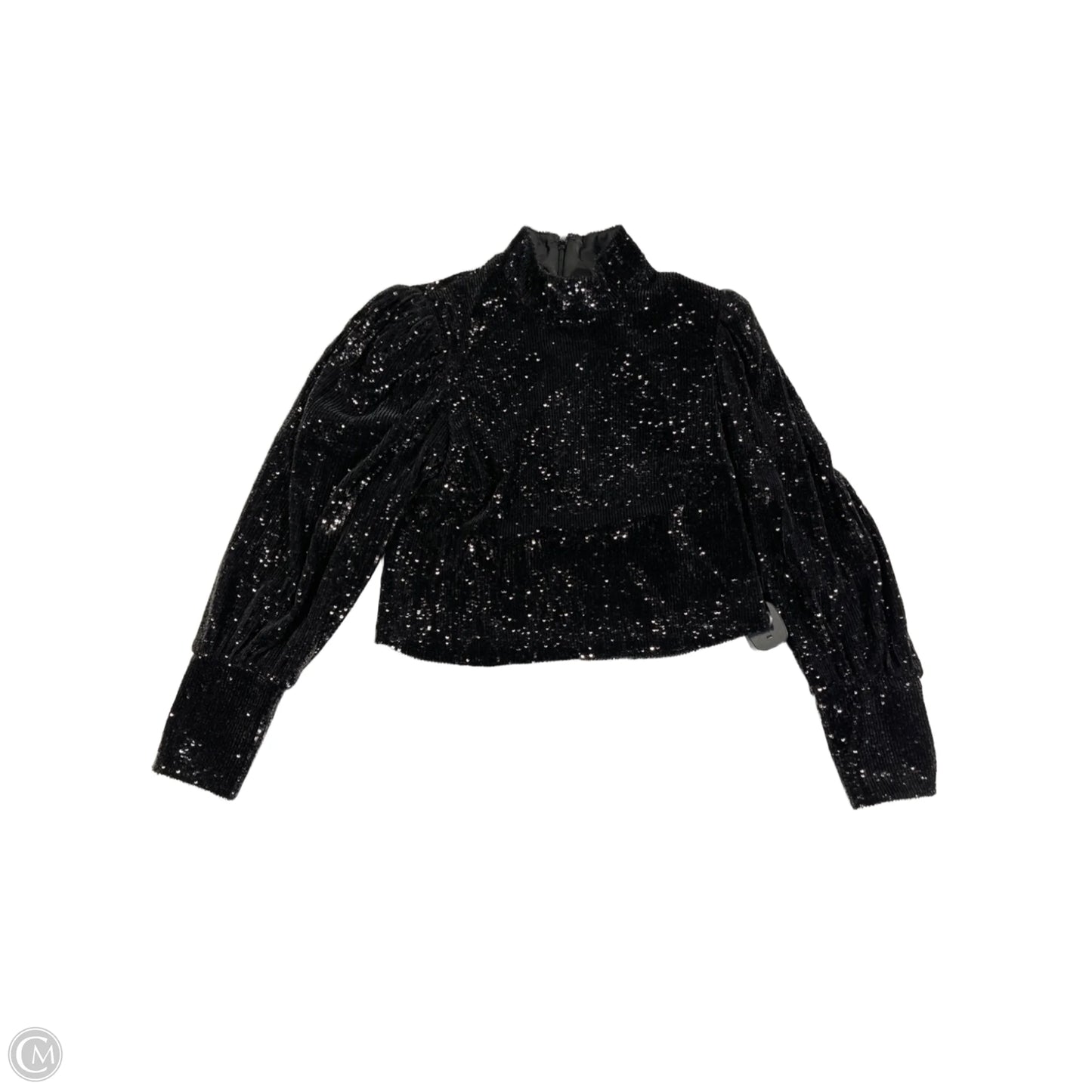 Blouse Long Sleeve By Alc In Black, Size: S
