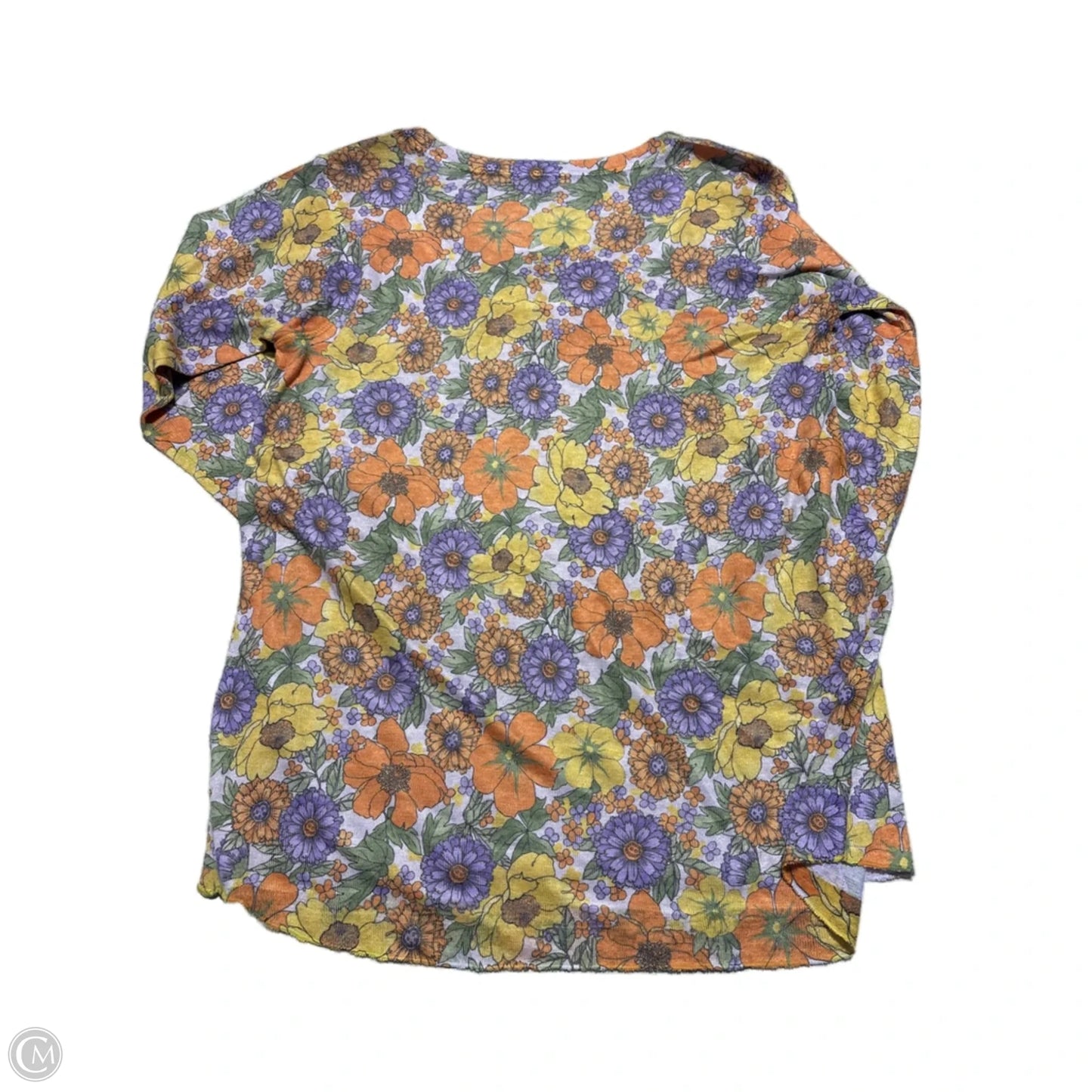 Sweater By Nally And Millie In Floral Print, Size: L