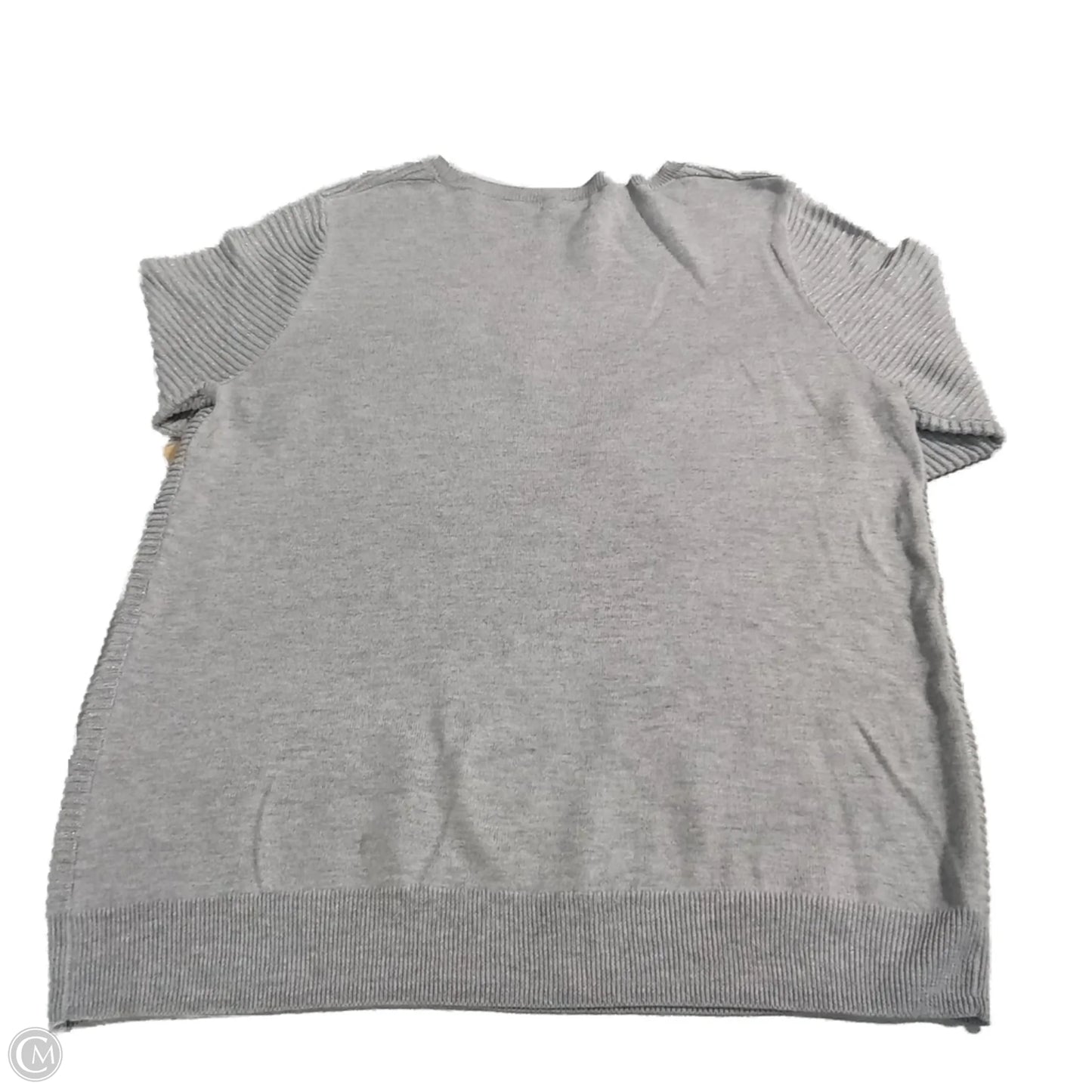 Sweater By F&f In Silver, Size: Xl