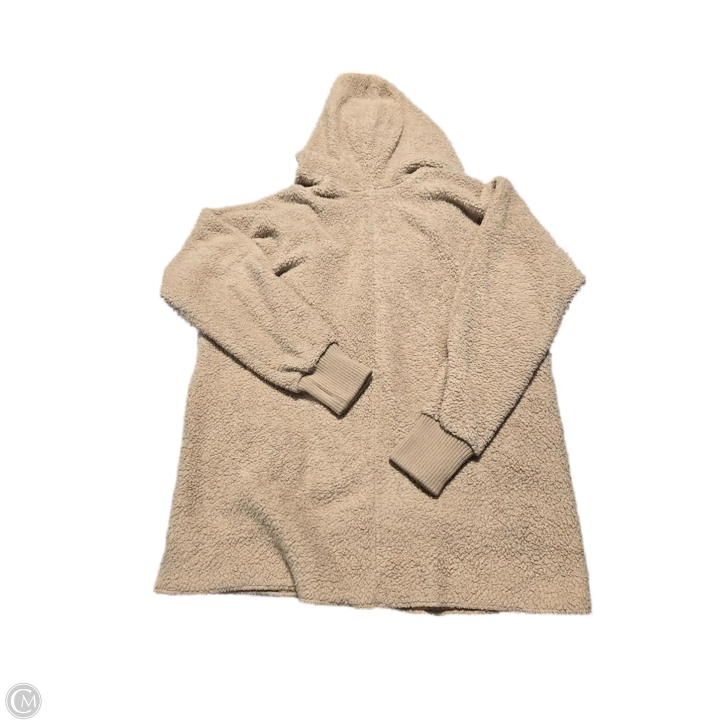 Jacket Faux Fur & Sherpa By Hem & Thread In Tan, Size: Osfm