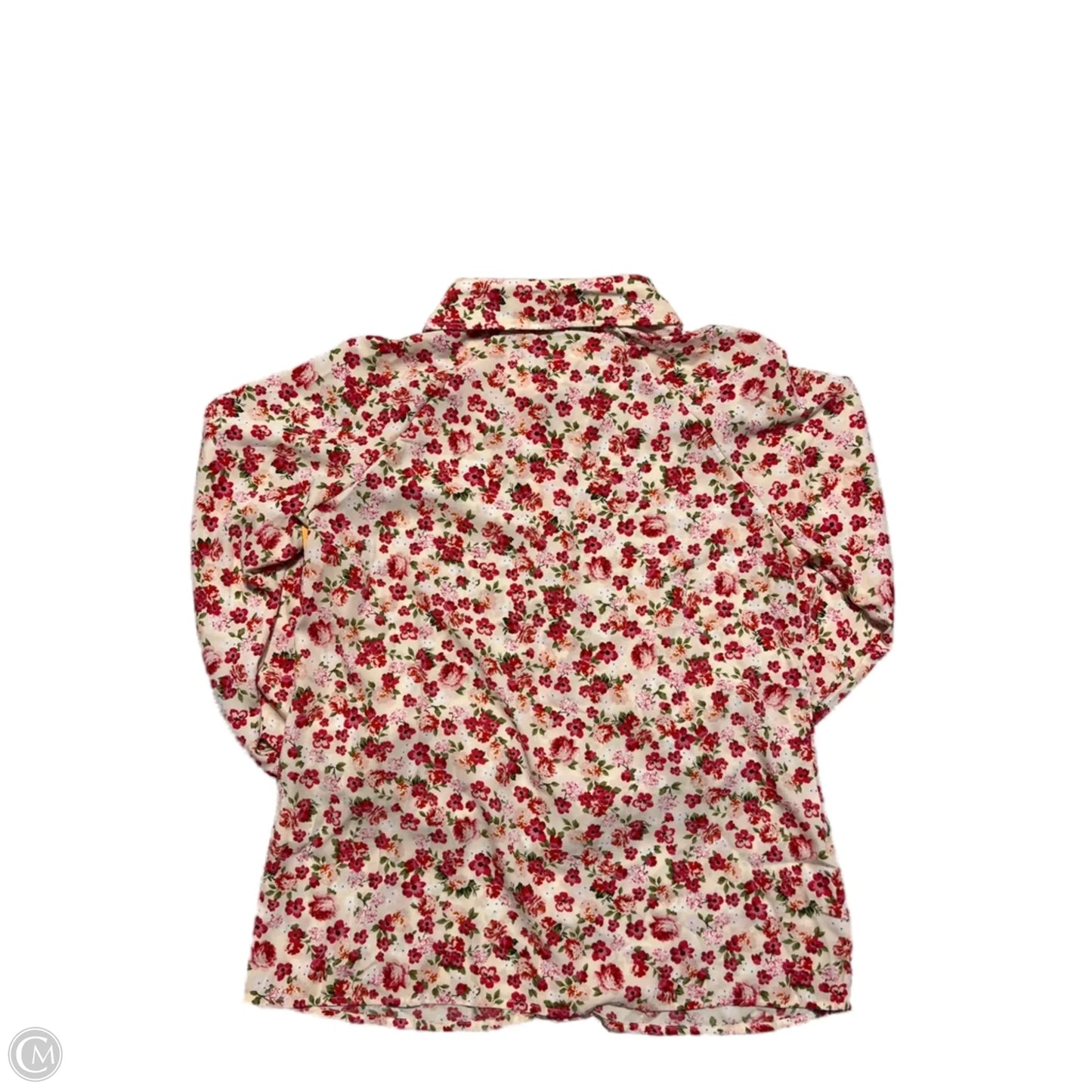 Blouse Long Sleeve By Cme In Floral Print, Size: S