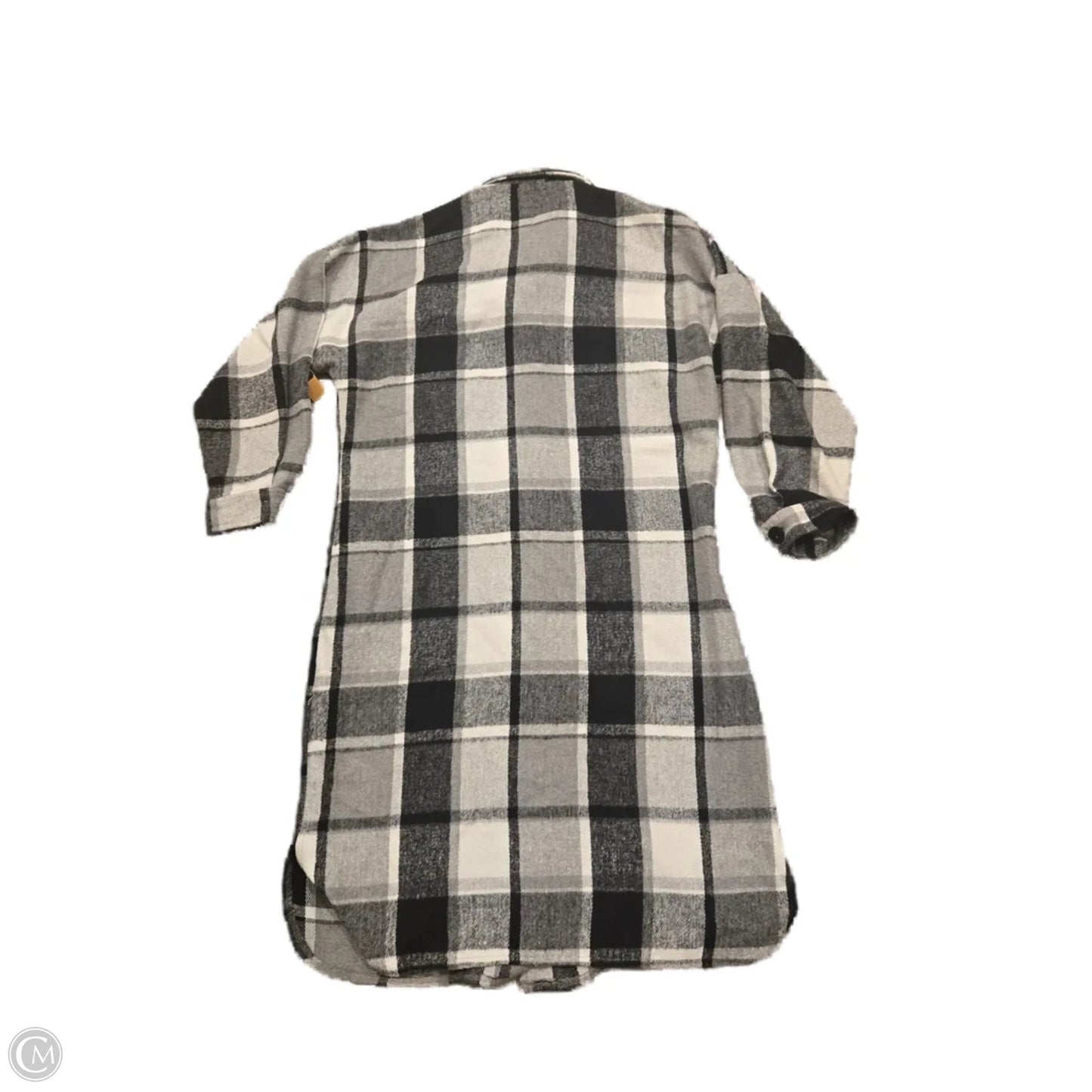 Jacket Shirt By Cmf In Plaid Pattern, Size: L