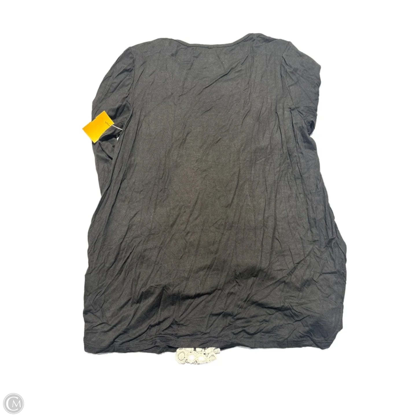 Top Long Sleeve By Moa Moa In Black, Size: S