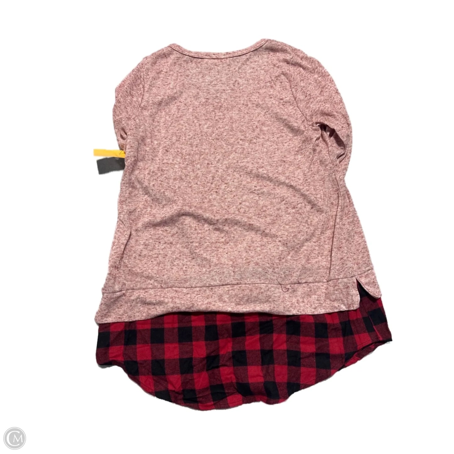 Top Long Sleeve By Twenty Second In Red, Size: M