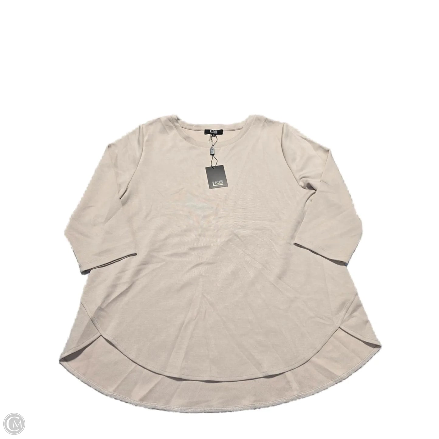 Top Long Sleeve By Cmc In Cream, Size: Xl