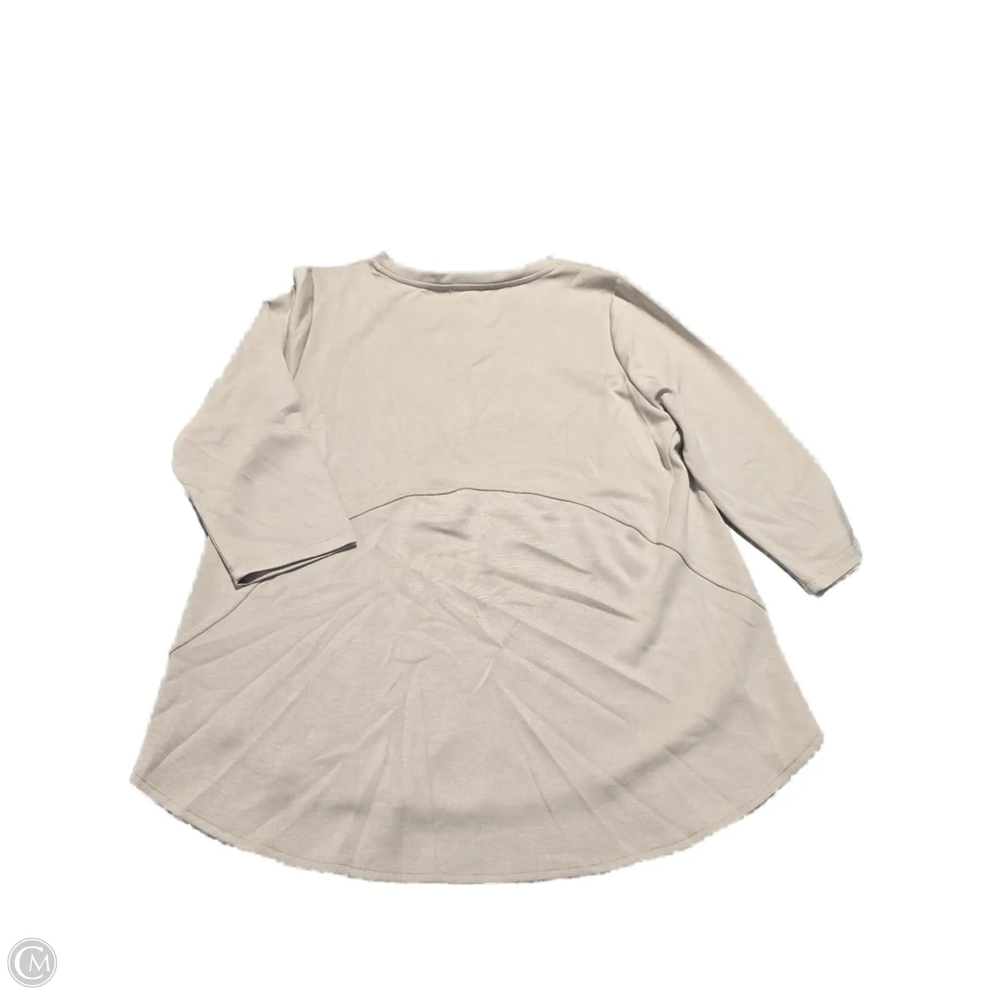 Top Long Sleeve By Cmc In Cream, Size: Xl