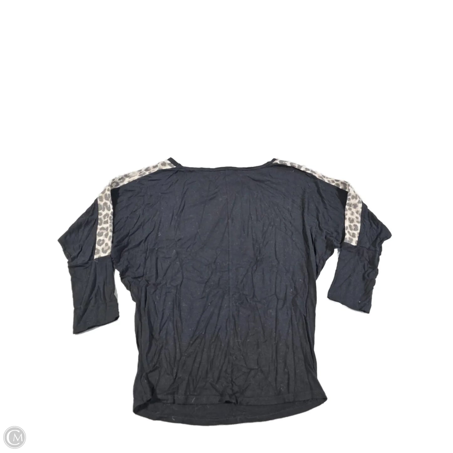 Top Long Sleeve By 7th Ray In Black, Size: M