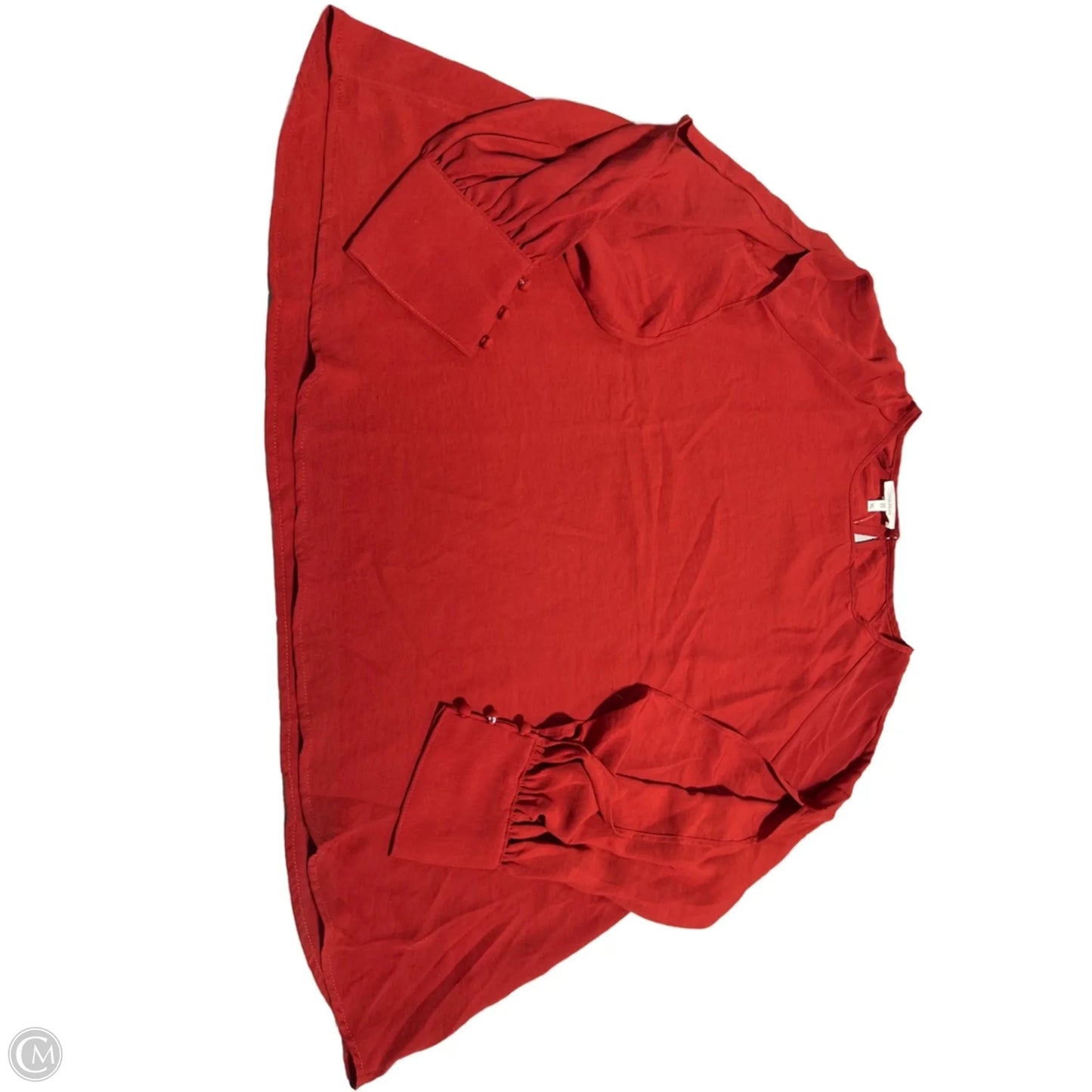 Blouse 3/4 Sleeve By Maurices In Red, Size: Xl