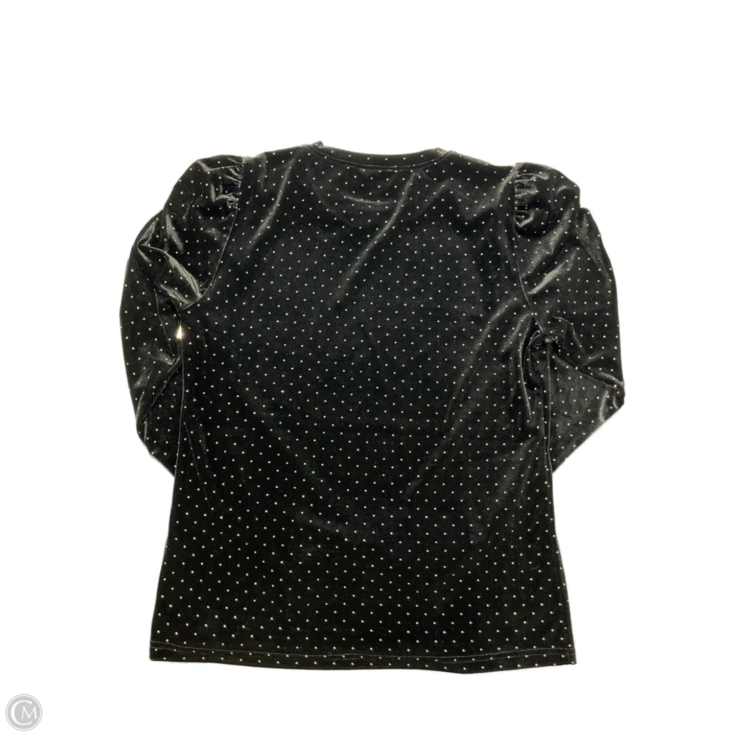 Blouse Long Sleeve By Cmc In Black, Size: L