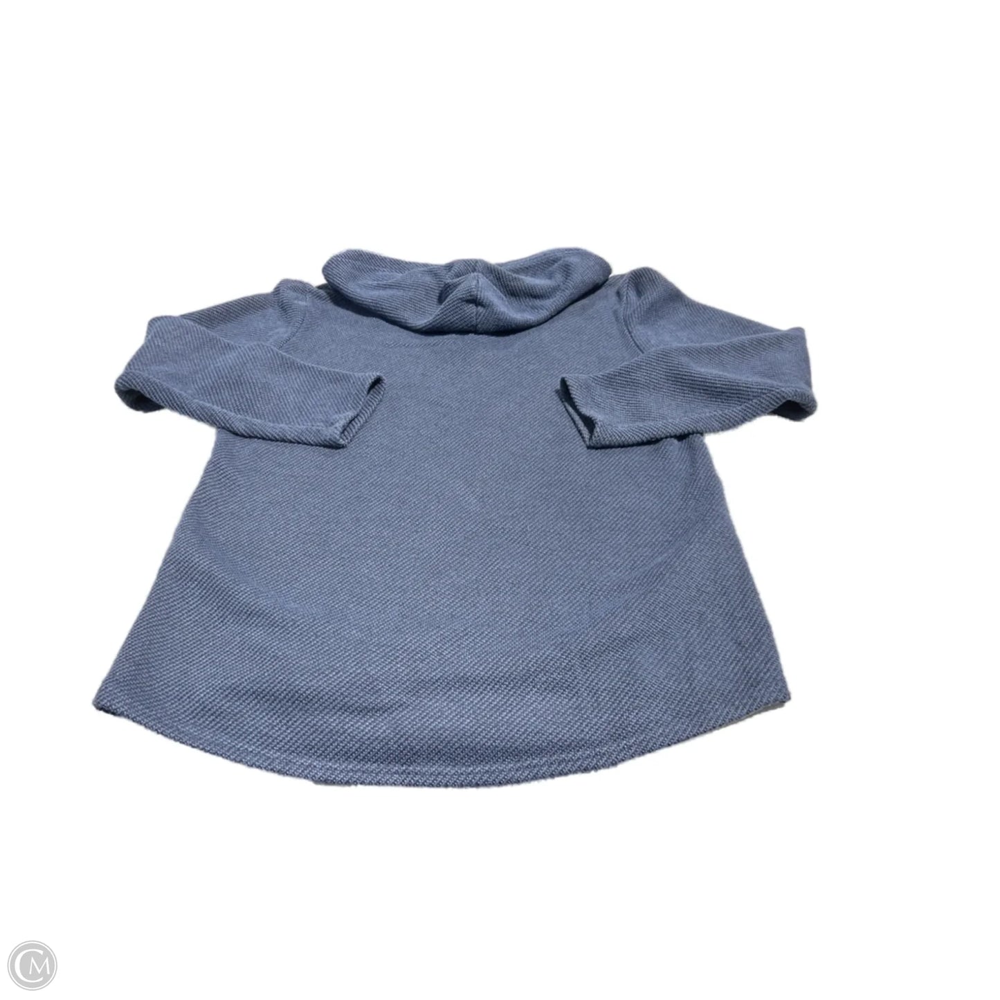 Top Long Sleeve By Cmc In Blue, Size: M