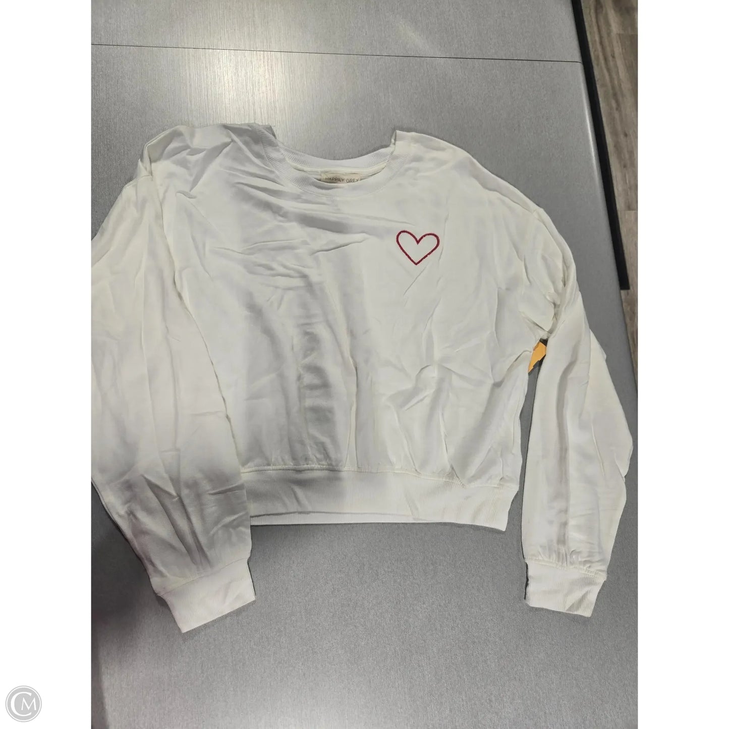 Sweatshirt Crewneck By Cme In White, Size: L