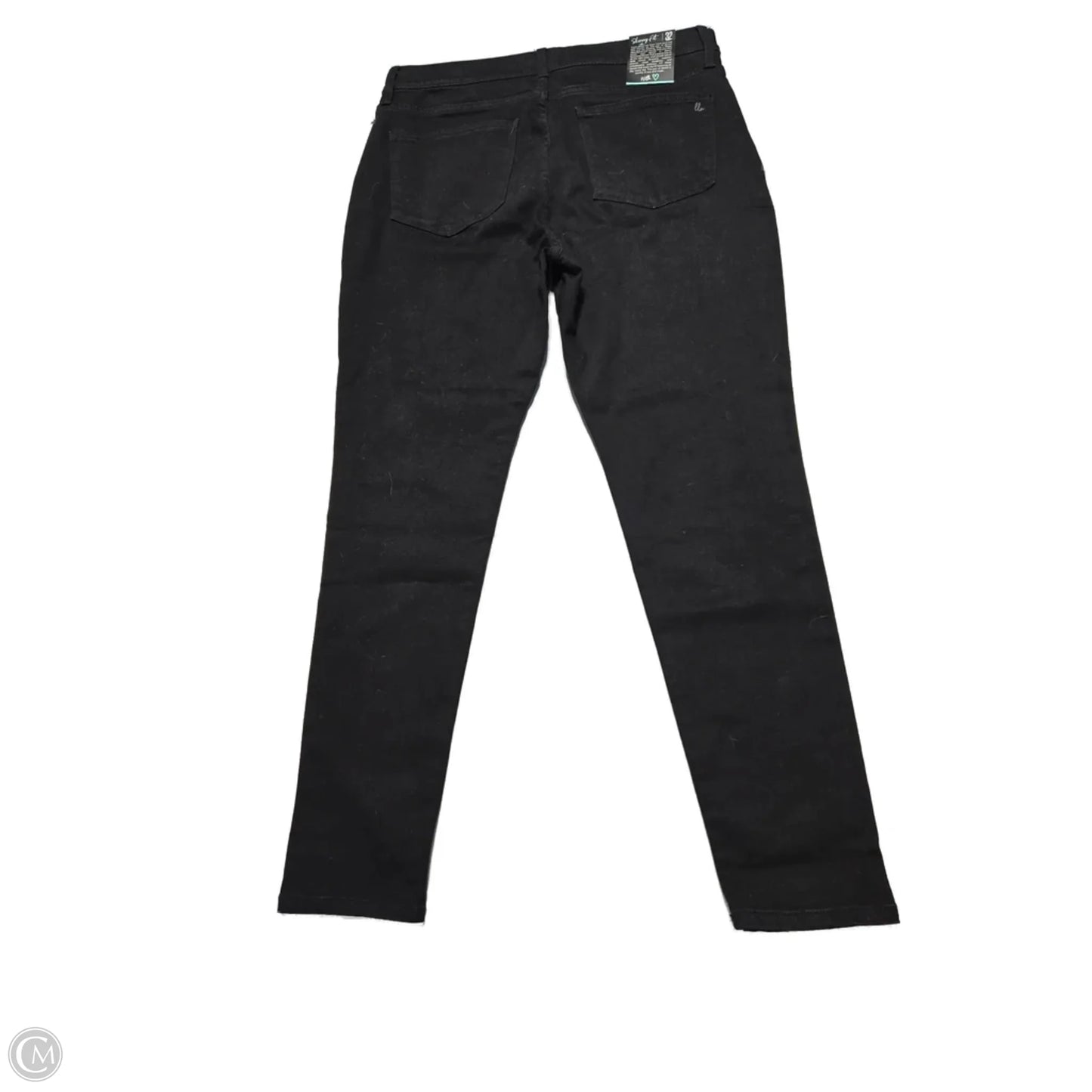 Jeans Skinny By Lularoe In Black Denim, Size: 12