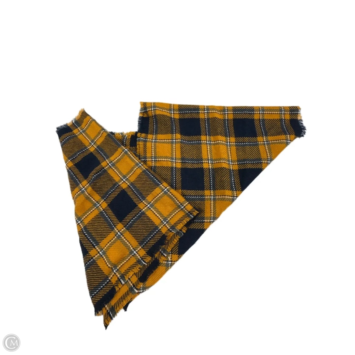 Scarf Winter By Cme In Plaid Pattern