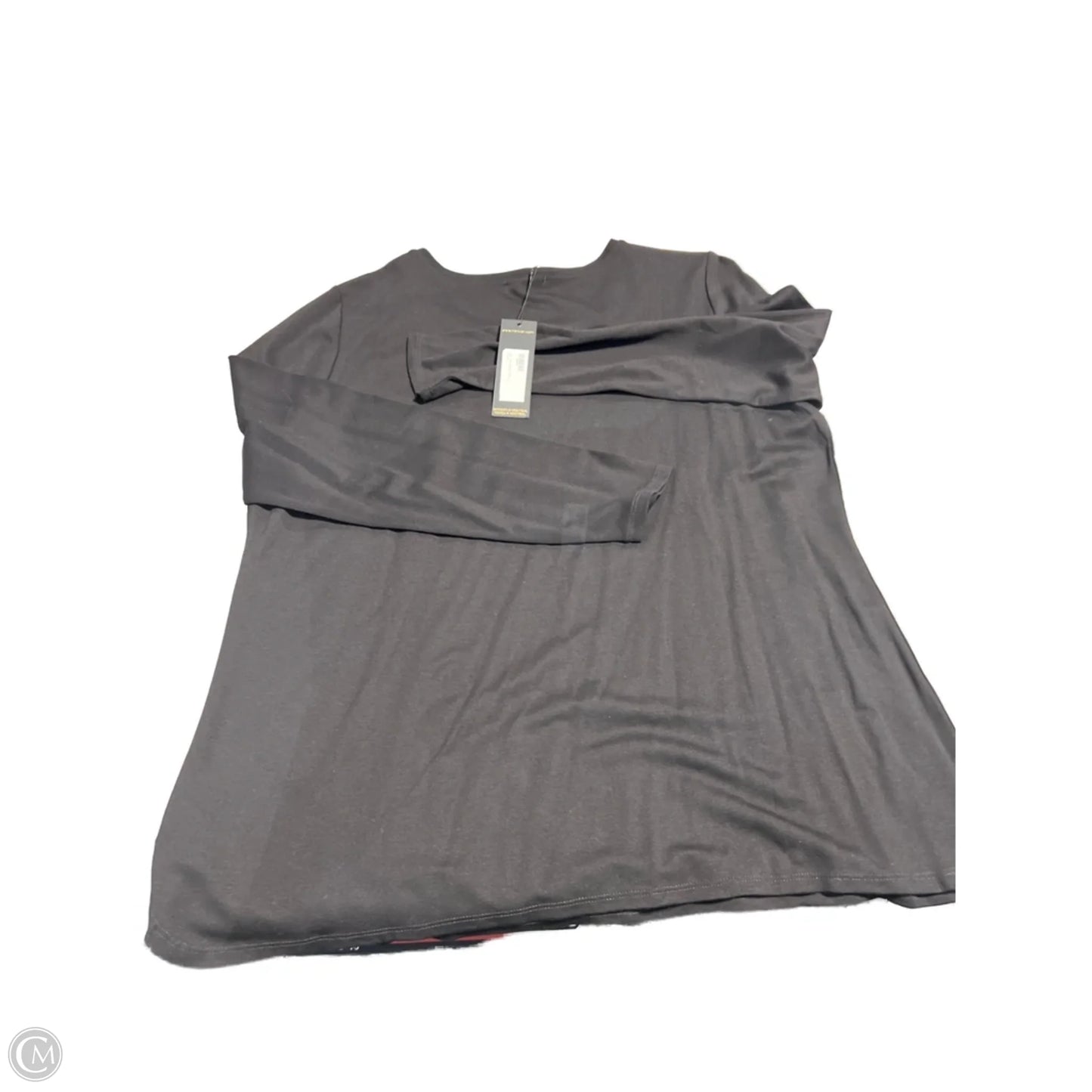 Top 3/4 Sleeve By Cmc In Black, Size: Xxl