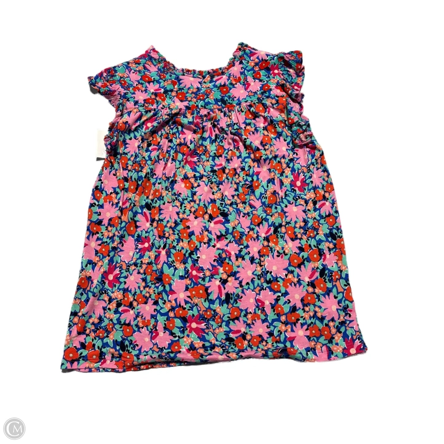 Top Sleeveless By Loft In Floral Print, Size: Xs