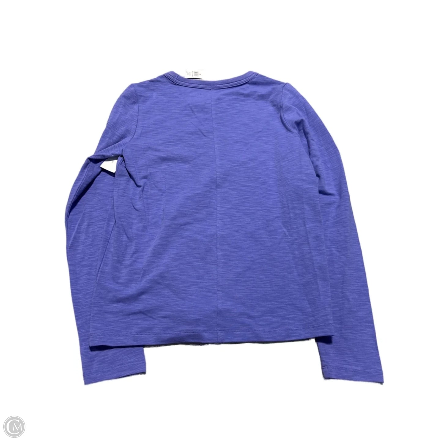 Top Long Sleeve Basic By Gap In Purple, Size: Xs
