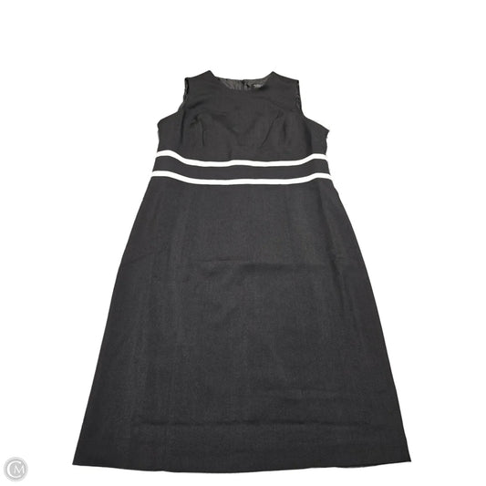 Dress Casual Midi By Black Label In Black, Size: 14
