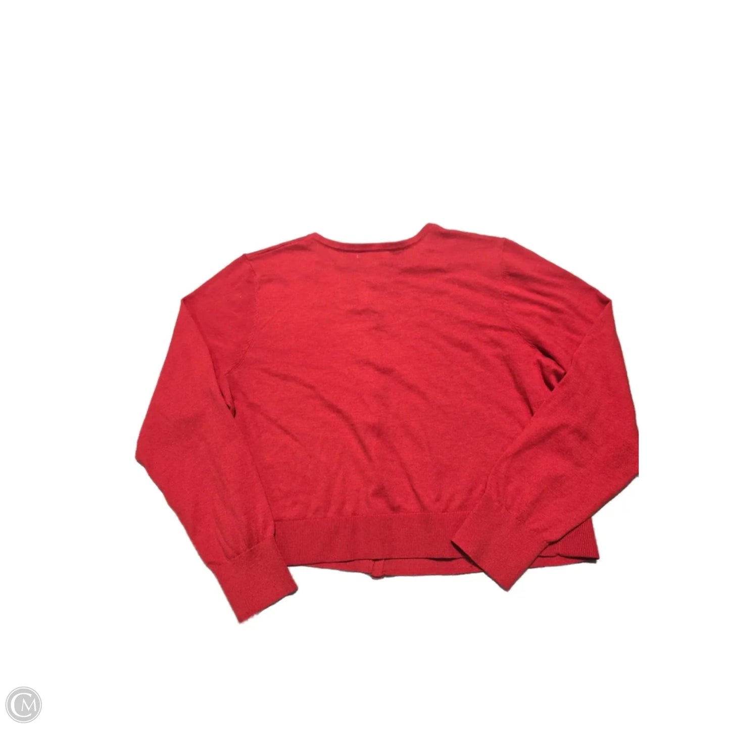 Cardigan By Ava & Viv In Red, Size: 1x