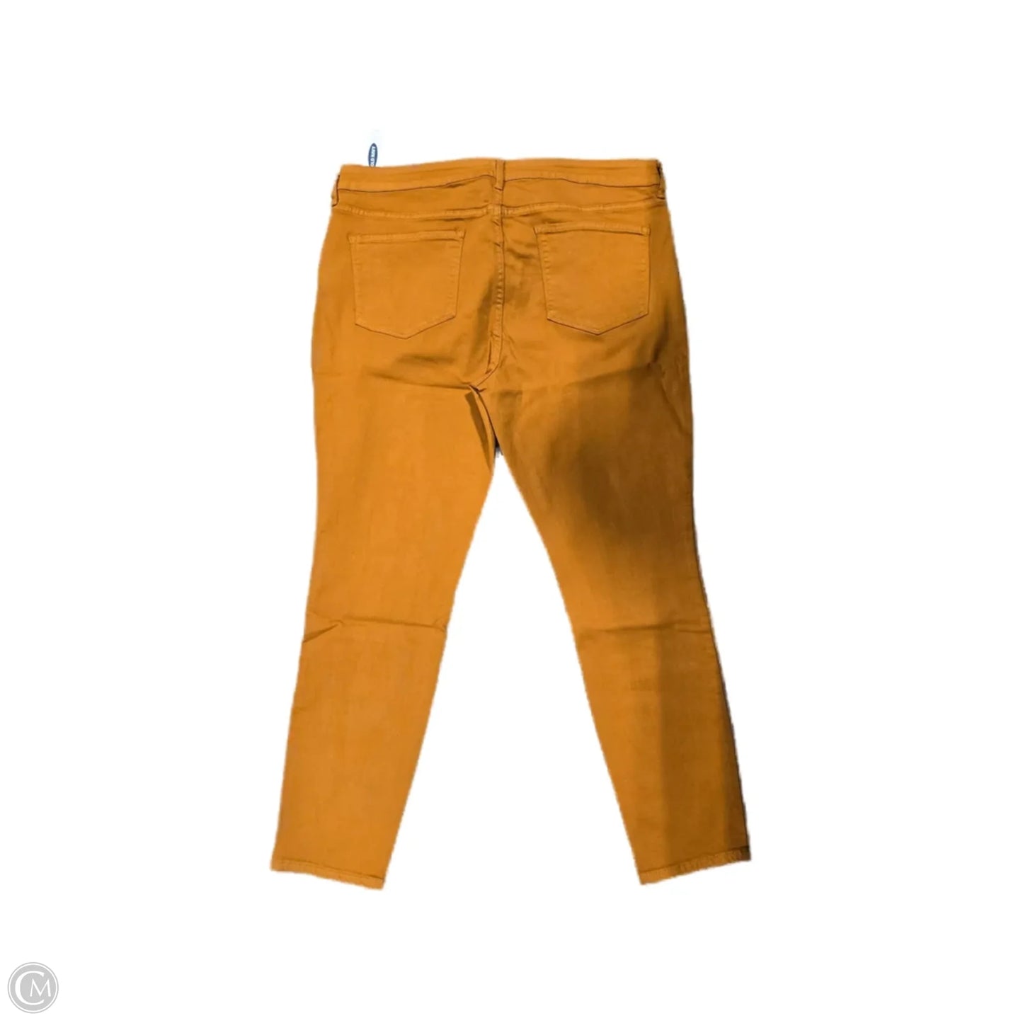 Jeans Skinny By Old Navy In Yellow, Size: 18