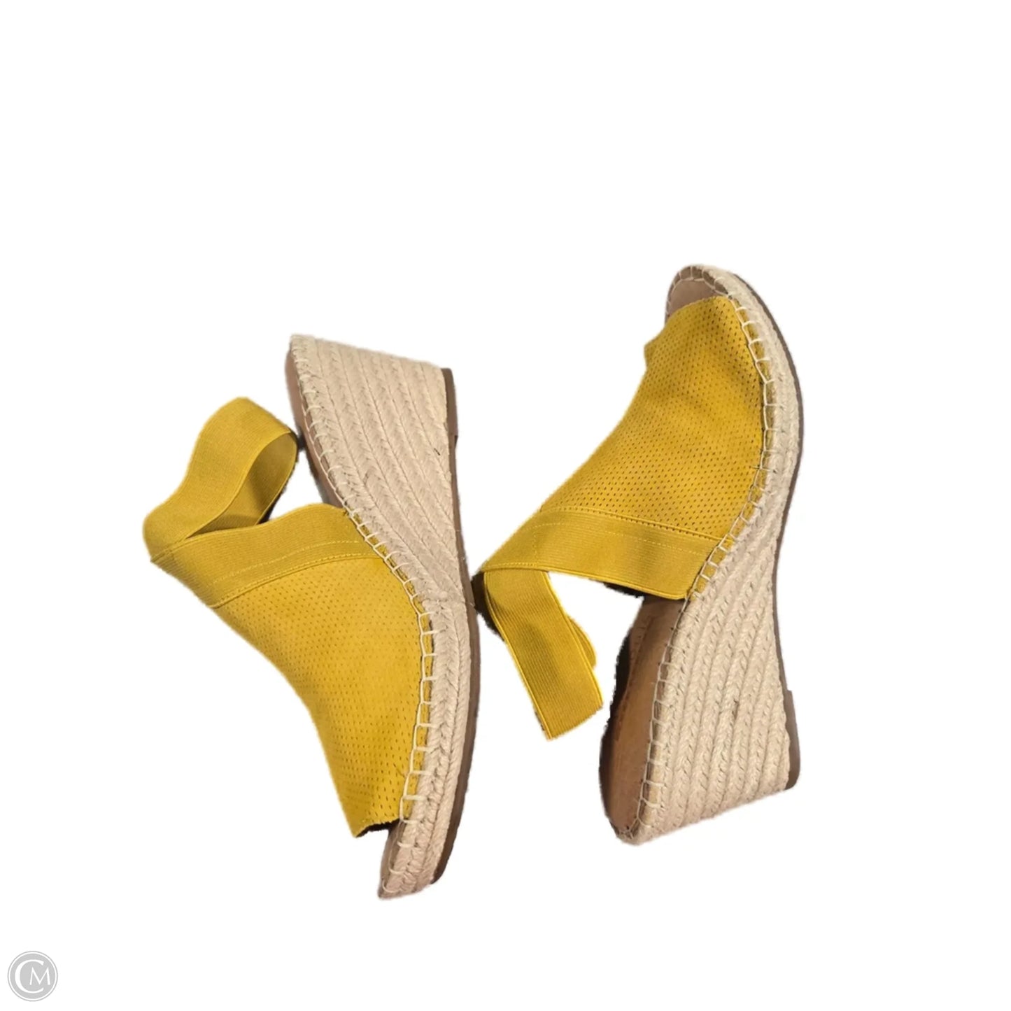 Sandals Heels Wedge By Kenneth Cole In Yellow, Size: 11