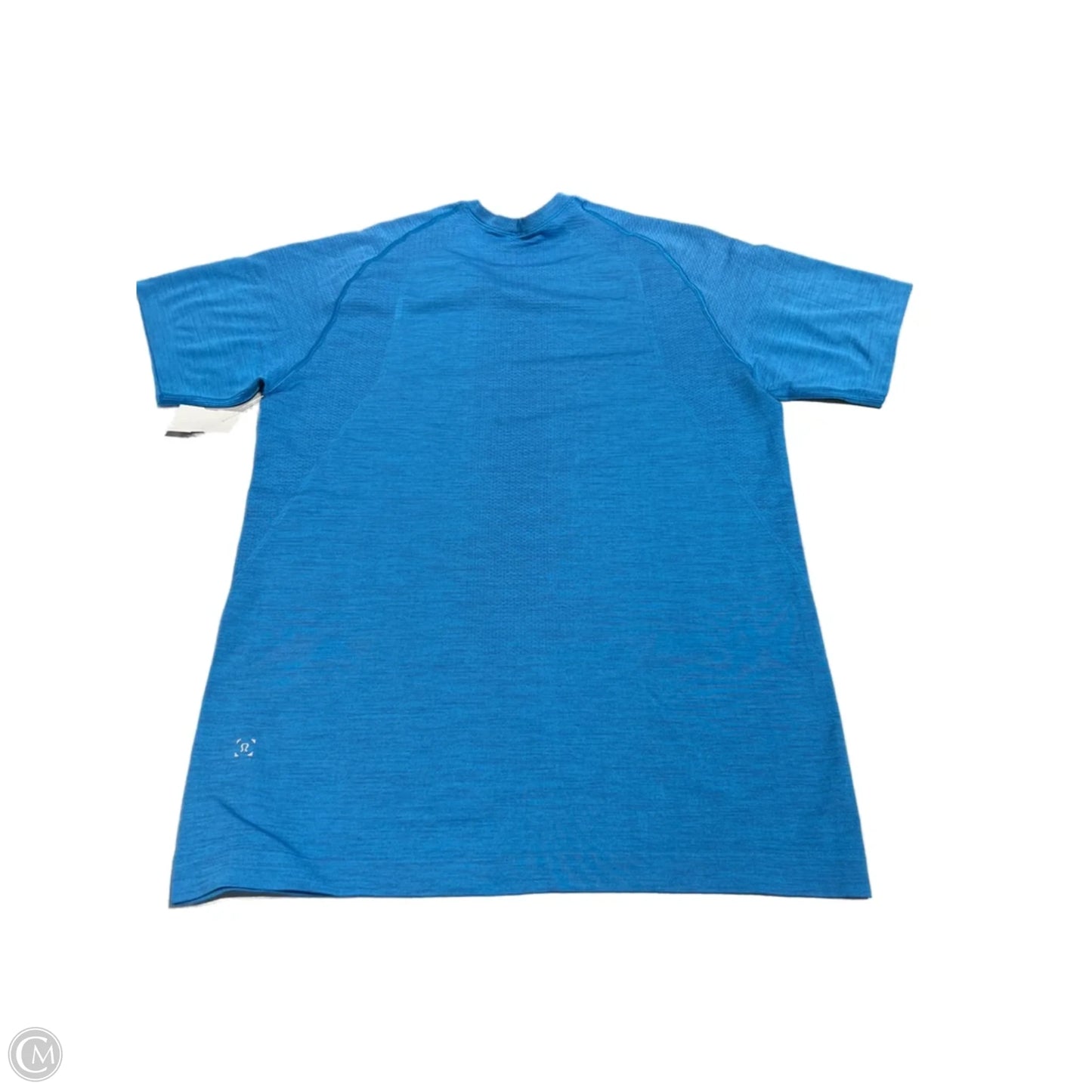 Athletic Top Short Sleeve By Lululemon In Blue, Size: M