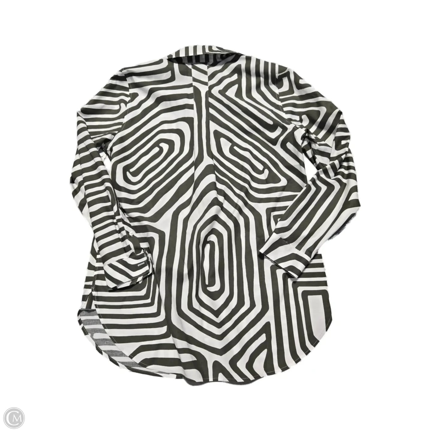 Top Long Sleeve By Chicos In Green, Size: S