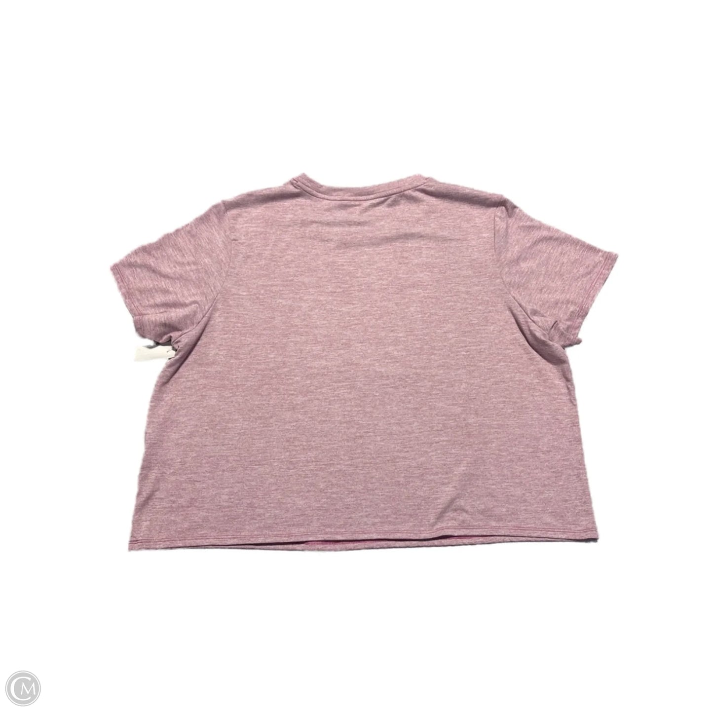 Athletic Top Short Sleeve By Puma In Pink, Size: Xxl